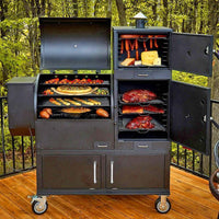 Large outdoor barbecue truck