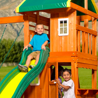 All Cedar Swing Set