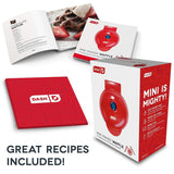 The Mini Waffle Maker Machine - Red