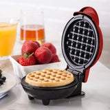 The Mini Waffle Maker Machine - Red