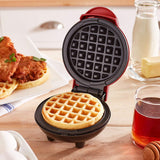 The Mini Waffle Maker Machine - Red