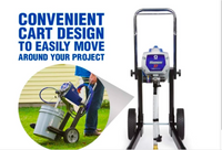 262805 X7 CART airless PAINT sprayer Graco MAGNUM