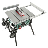 10" 2 HP 115V Portable Table Saw with Roller Stand