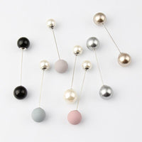 Fashion imitation pearl wild brooch