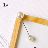 Fashion imitation pearl wild brooch