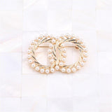 Fashion lady new jewelry pearl texture brooch