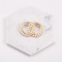 Fashion lady new jewelry pearl texture brooch