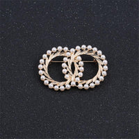 Fashion lady new jewelry pearl texture brooch