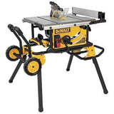 10-Inch Jobsite Table Saw with 32-1/2-Inch Rip Capacity and Rolling Stand